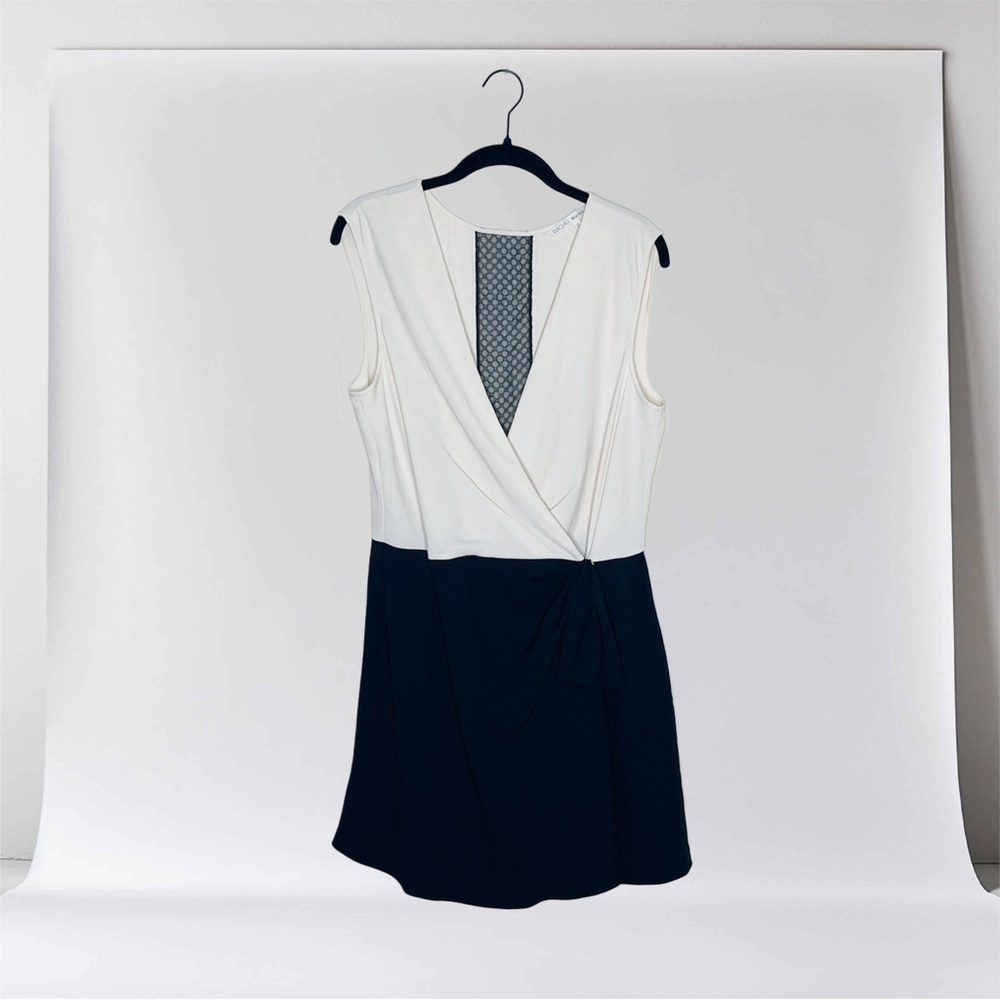 RACHEL RACHEL ROY V-Neck Romper Size 12 Nude & Black Sleeveless